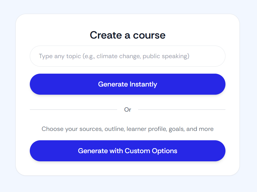 AI Course Creator | Generate Full Courses from Any Document